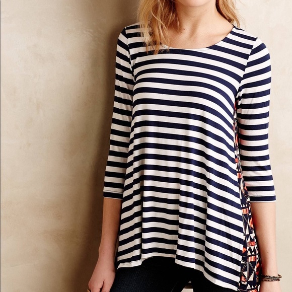 Anthropologie Tops - Anthropologie Puella Pattern Play Swing Tunic